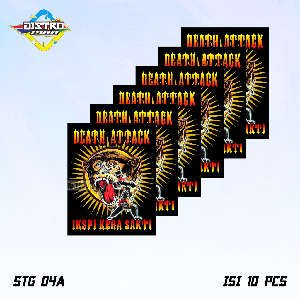 

ISI 10 PCS STIKER IKS.PI KERA SAKTI STG 04A ANTI AIR BAHAN VINYL (STG 04)