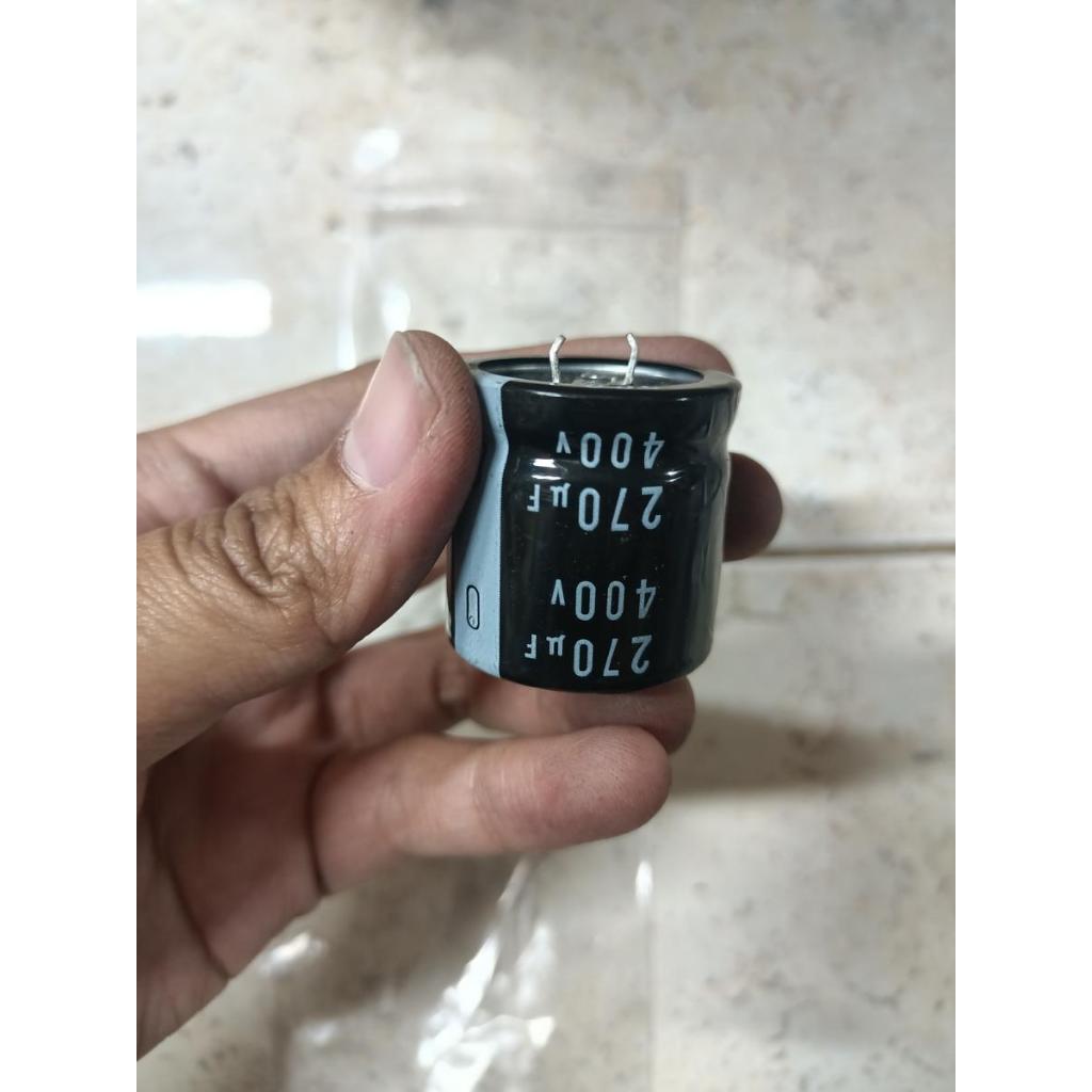 Elco Kapasitor 400v-270uf Nichicon