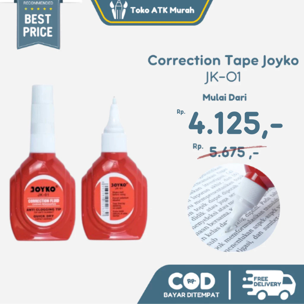 

Correction Pen / Fluid Joyko JK-01