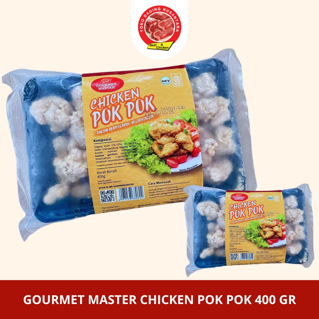 

Gourmet Master Chicken PokPok 400 Gram
