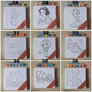 

INCLUDE CAT || Kanvas Lukis Sketsa Berkualitas 20x20 cm || Kanvas Sketsa Mewarnai