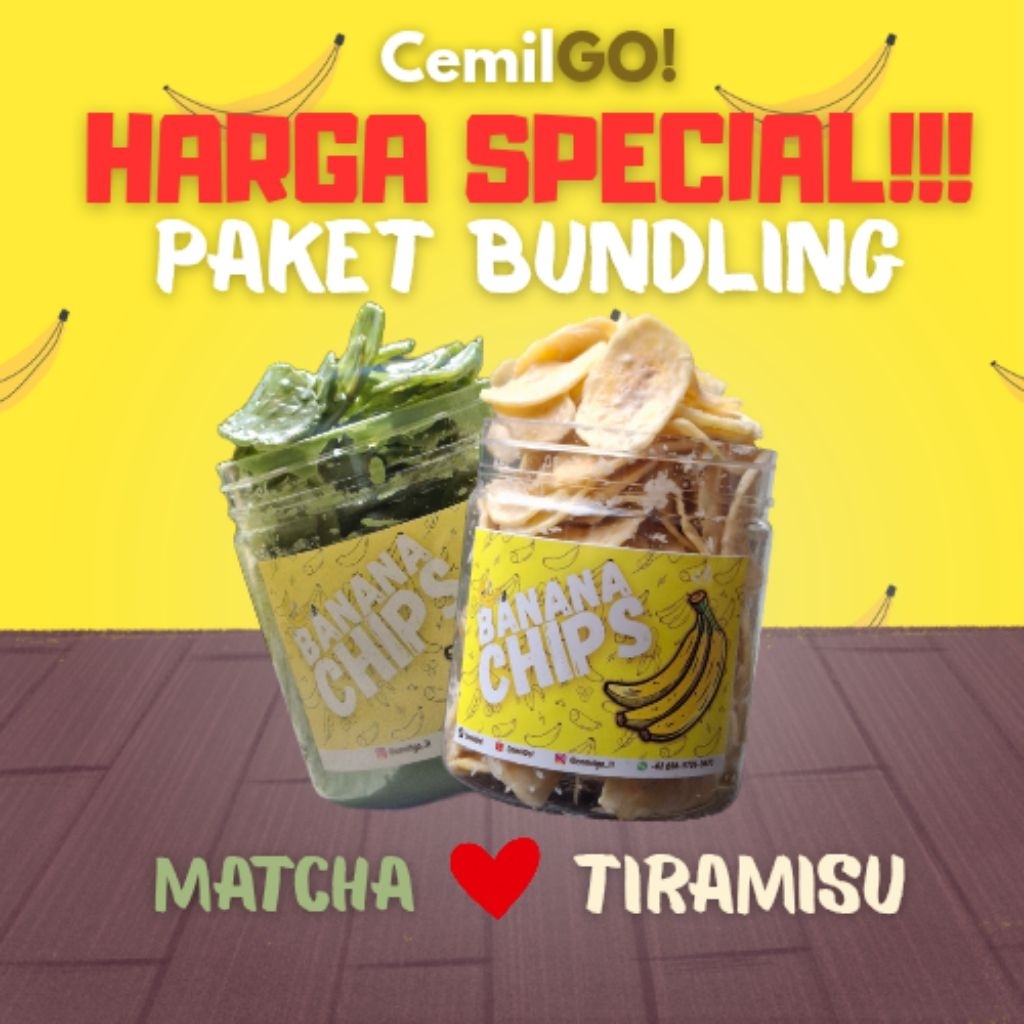 

Special Bundling varian Matcha & Tiramisu