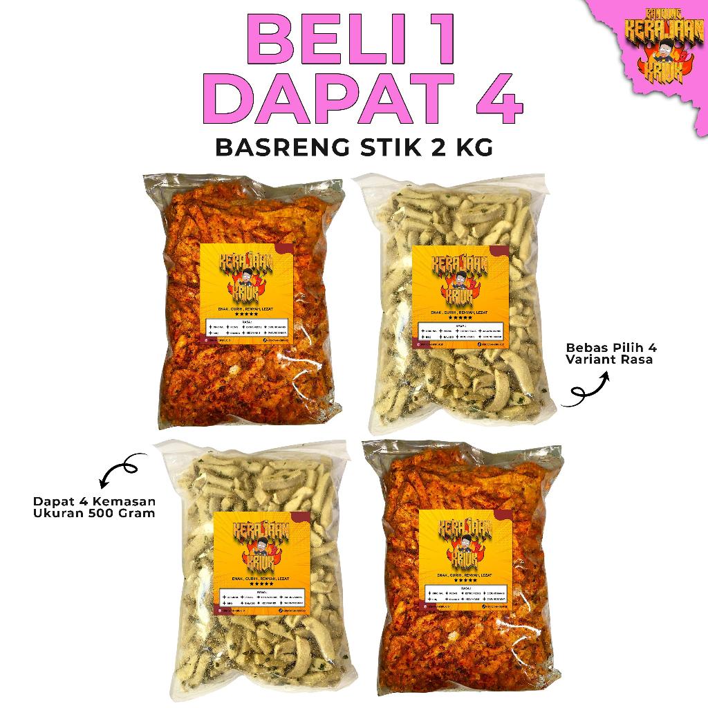 

KERAJAANKRIUK - Beli 2 Gratis 2 Baso Goreng Crispy Rasa Original 500gr Pedas 500gr Balado 500gr Bumbu Melimpah Cemilan