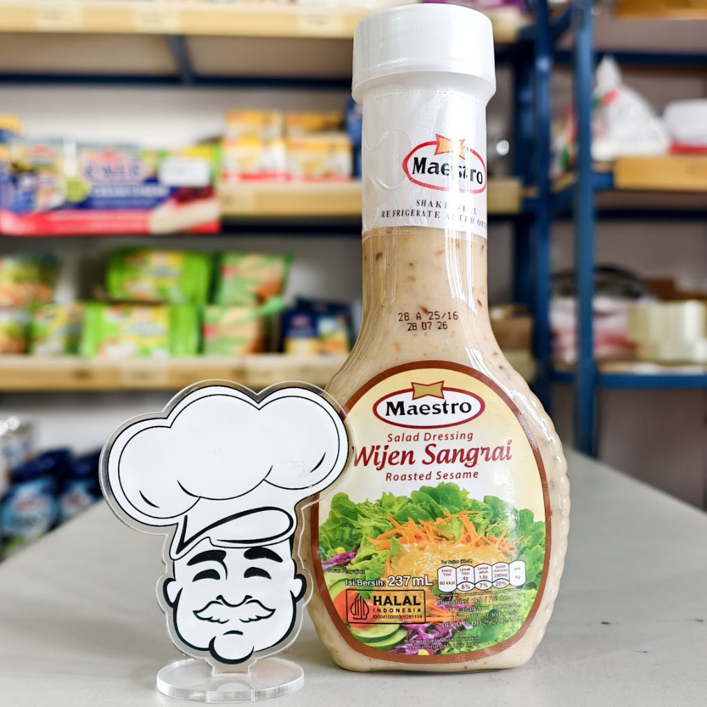 

Maestro Wijen Sangrai 237 ML / Mayonaise Wijen 237 ML