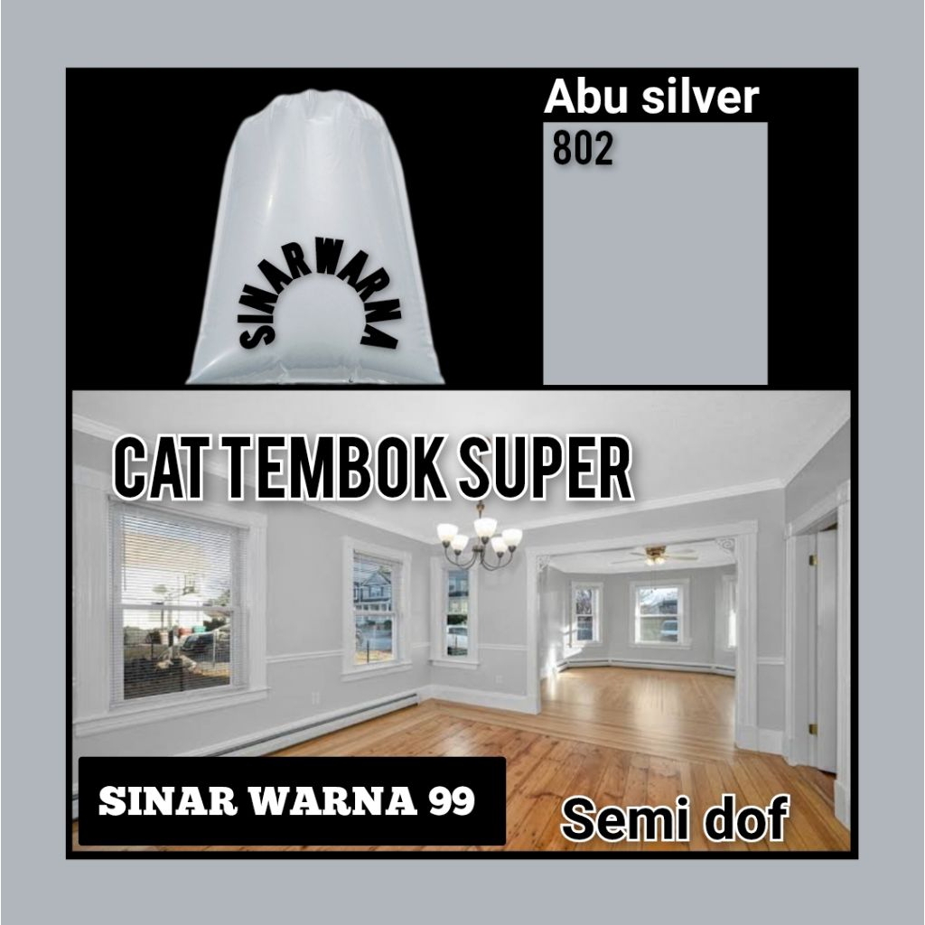 cat tembok warna abu silver cat tembok 1 kg cat tembok kiloan cat tembok abu muda cat tembok super