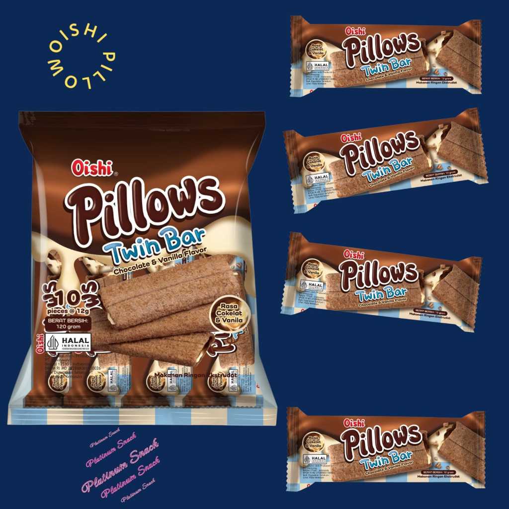 

Pillows Twin Bar | Isi 10 Pcs | Oishi