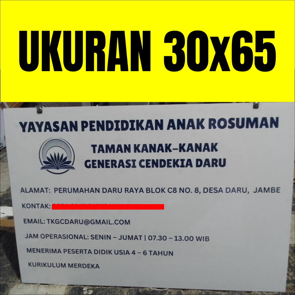 

Papan Nama Acrylic 30x65 Papan Nama Dokter Plang Bidan Praktek Sekolah Sign Label 30*65 Akrilik
