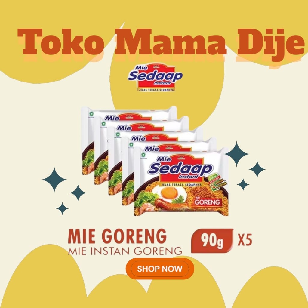 

(JATENG) PAKET 5pcs Mie Sedaap goreng terlaris