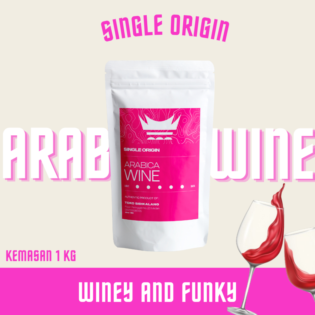 

Kopi Arabica Wine Grade 1 Cap Rumah Adat 1000 Gram | Biji & Bubuk Kopi Wine