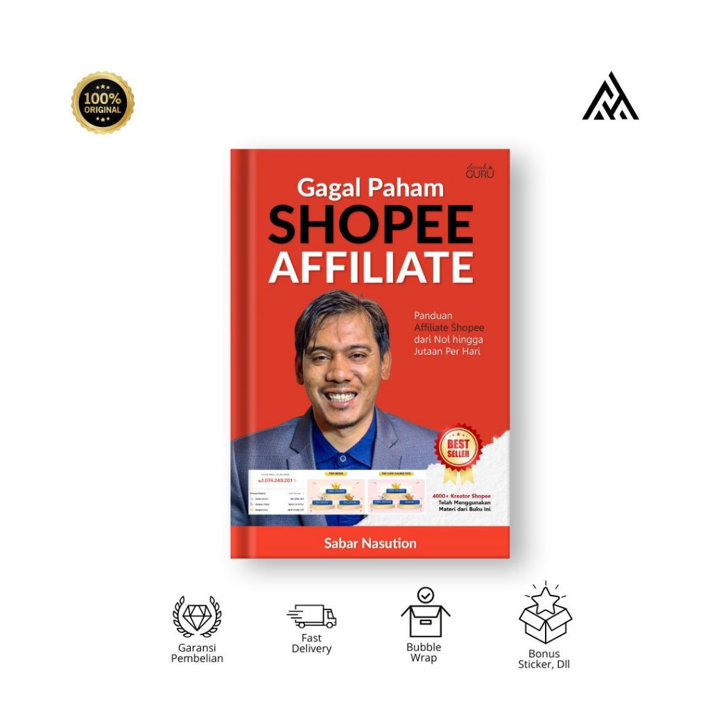 Buku Gagal Paham Shopee Affiliate - Sabar Nasution - AHS STORE