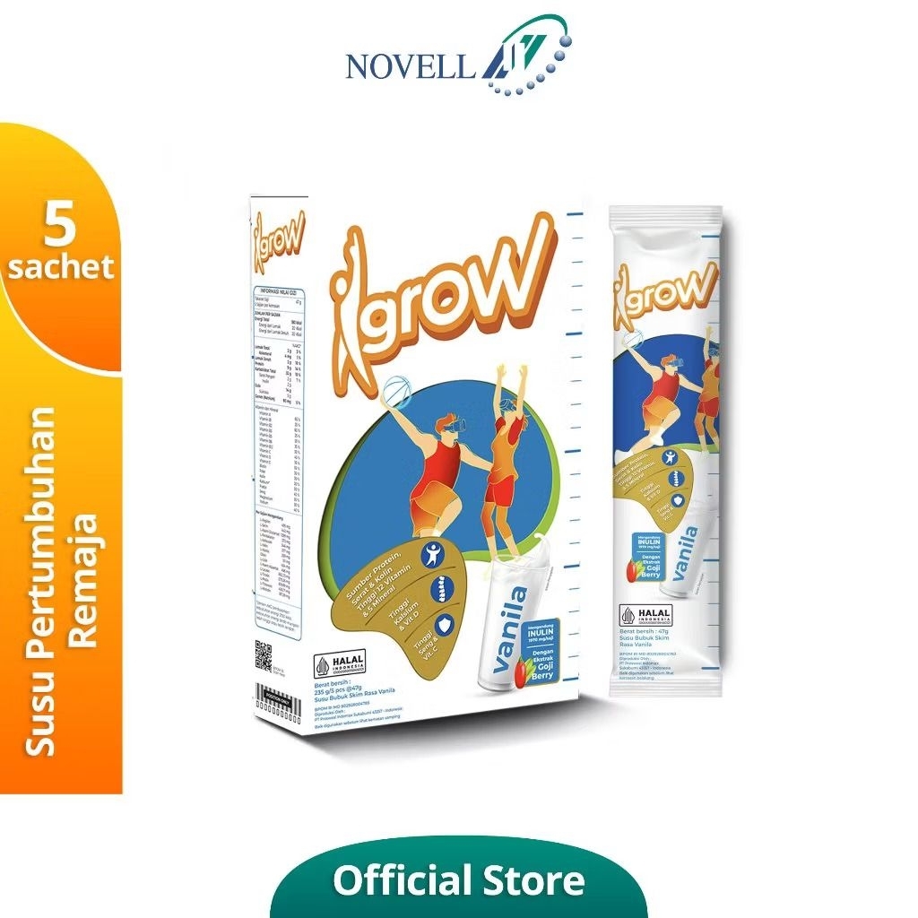 

Igrow susu peninggi badan tinggi kalsium