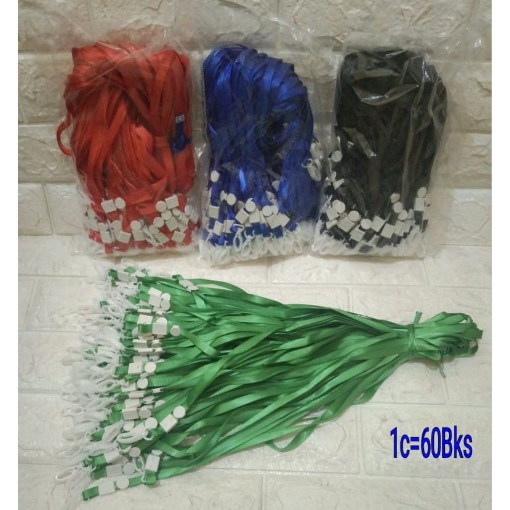 

tali cantol plastik/tali id card/talii warna warni