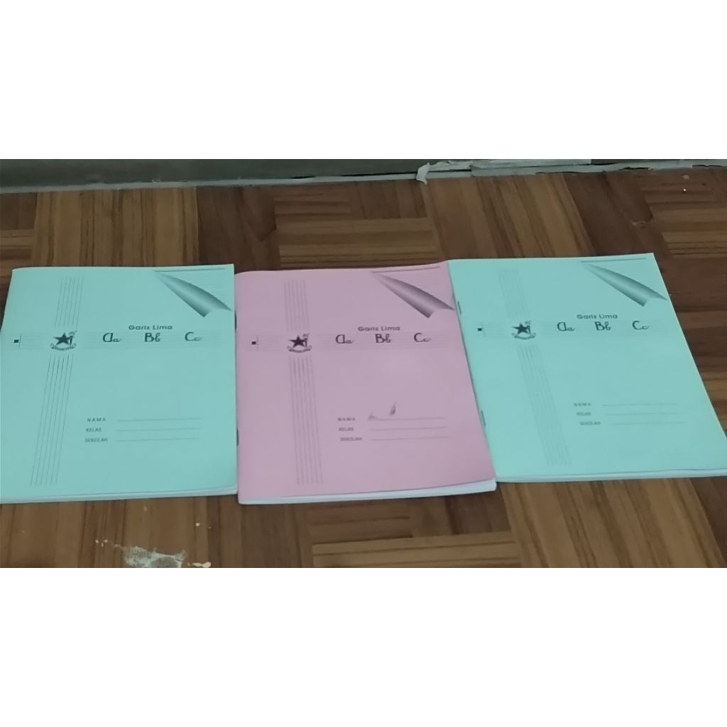

buku tulis garis 5 - 3 buku