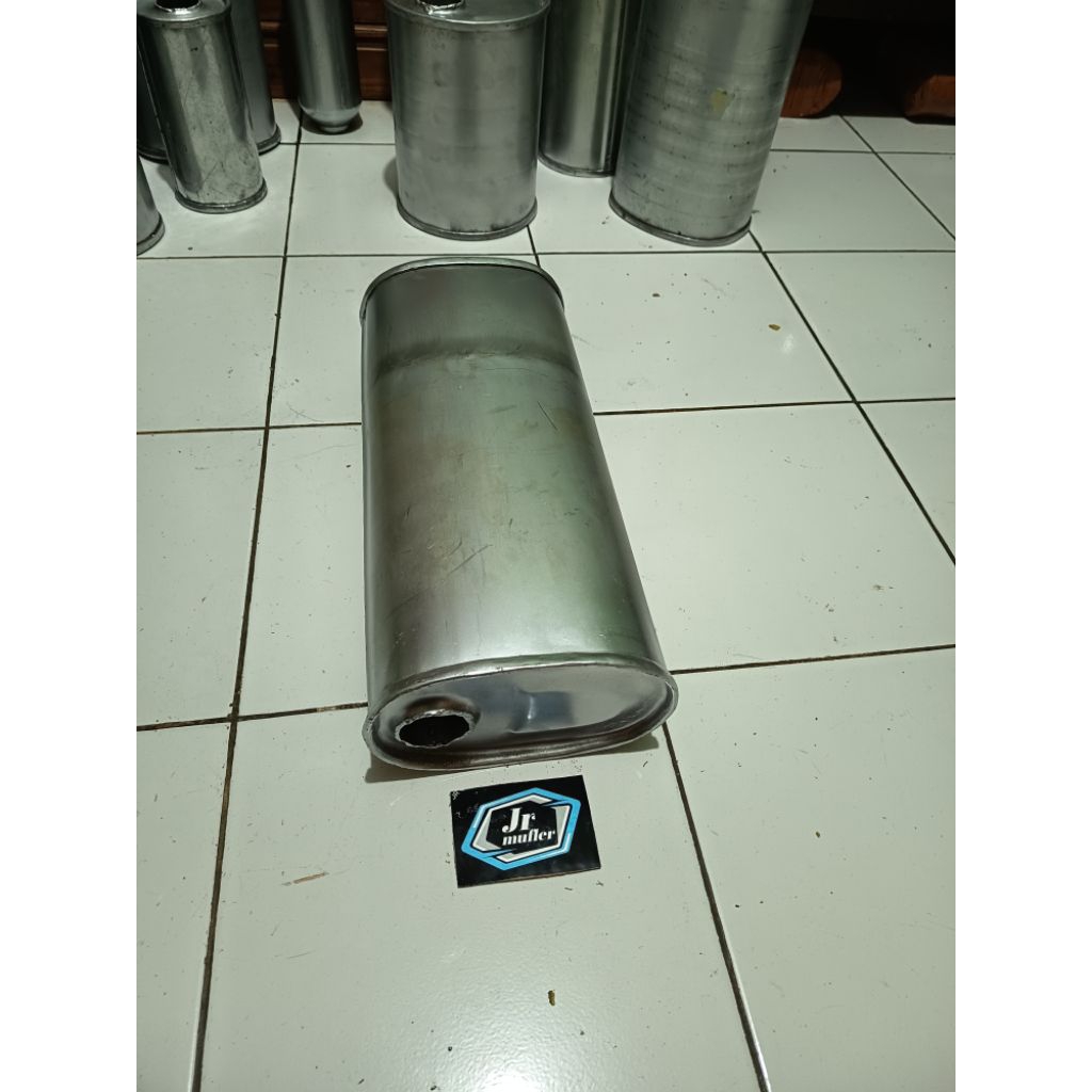 TABUNG standar knalpot mobil universal veroza,baleno,futura carry 120ss,espas,escudo,vitara ,grand l