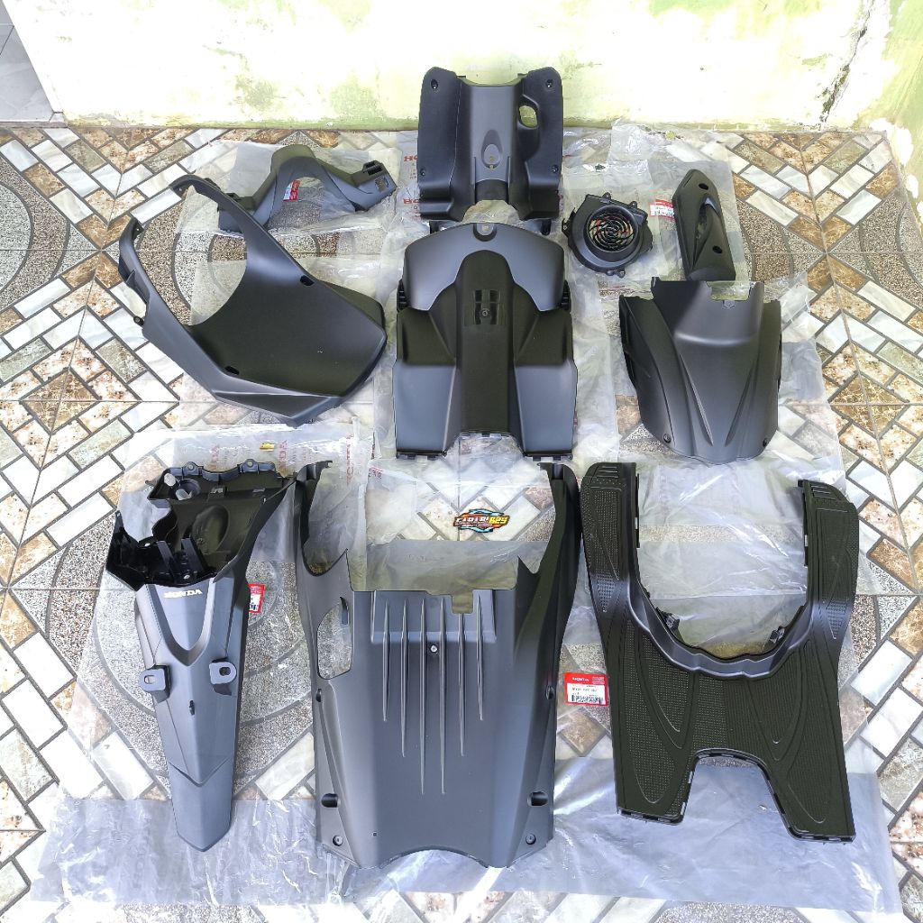 cover body bodi fullset kasar Honda beat karbu original AHM