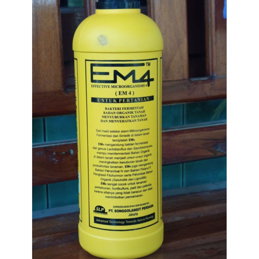 EM4 Pertanian Murni 1 Liter Original / EM Botol Kuning