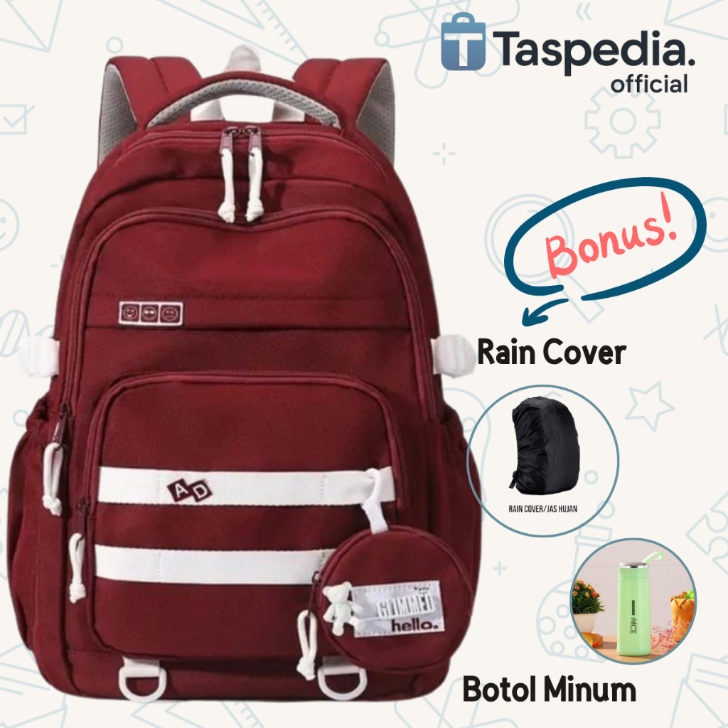 Tas Sekolah Ransel Anak Cewek Perempuan SD Koin Dompet Kecil SD SMP Laki Cowok Murah Viral Kekinian