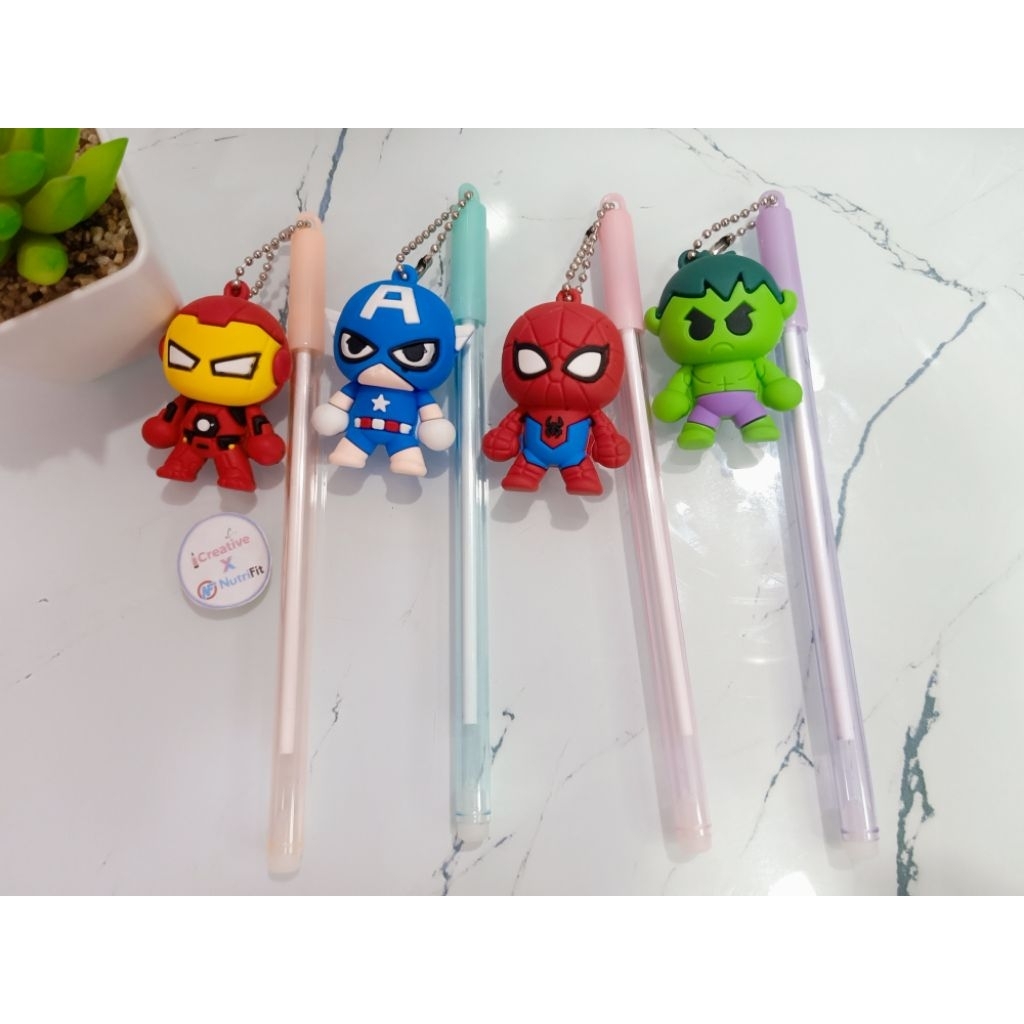 

Pulpen Fancy Gantungan Superhero