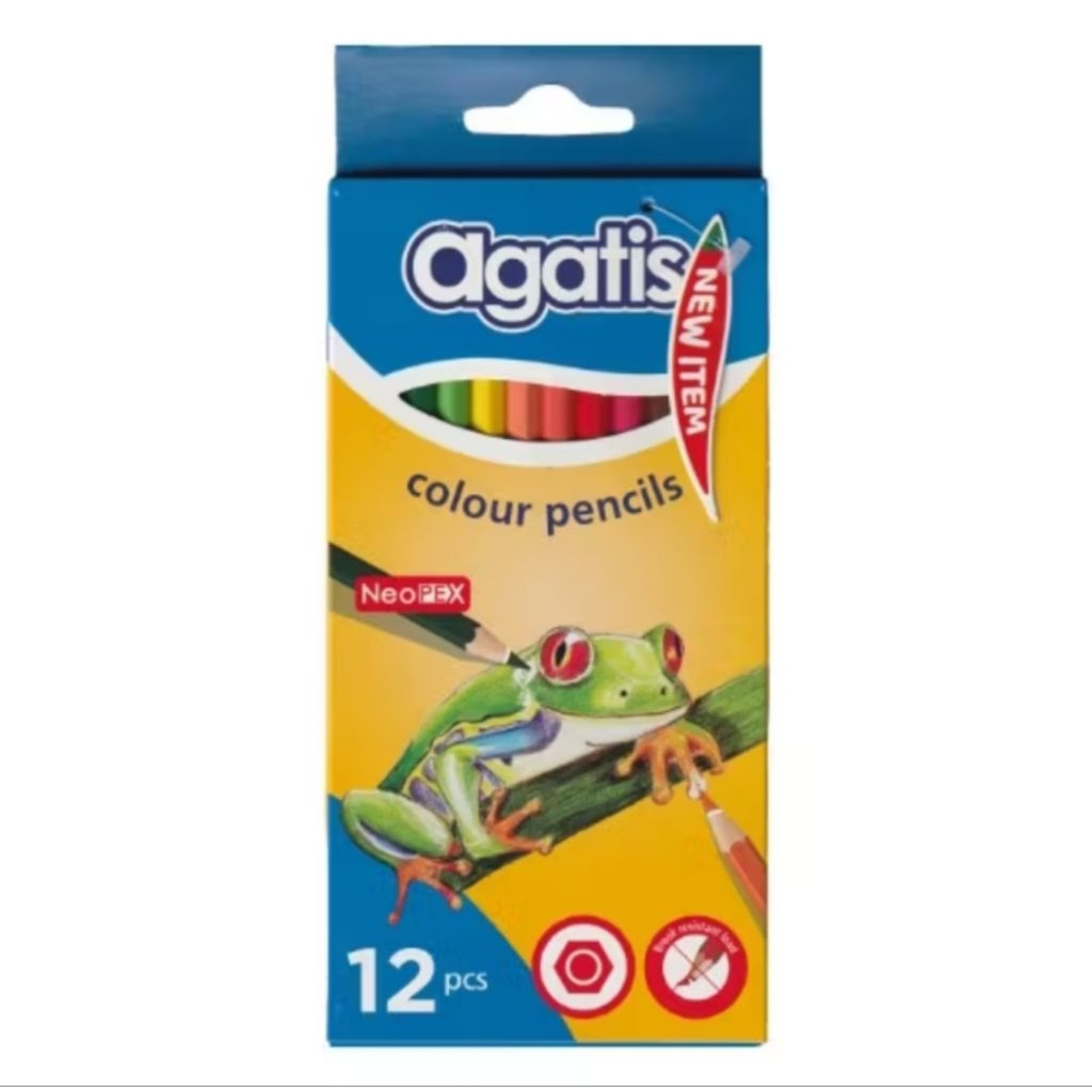 

AGATIS NEOPEX PERMANENT COLOUR PENCIL C12 Pensil Warna Anak Mewarnai