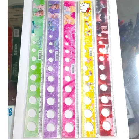 

Rol Penggaris karakter 30 cm Pengukur Mistar random Caracter kualitas bagus