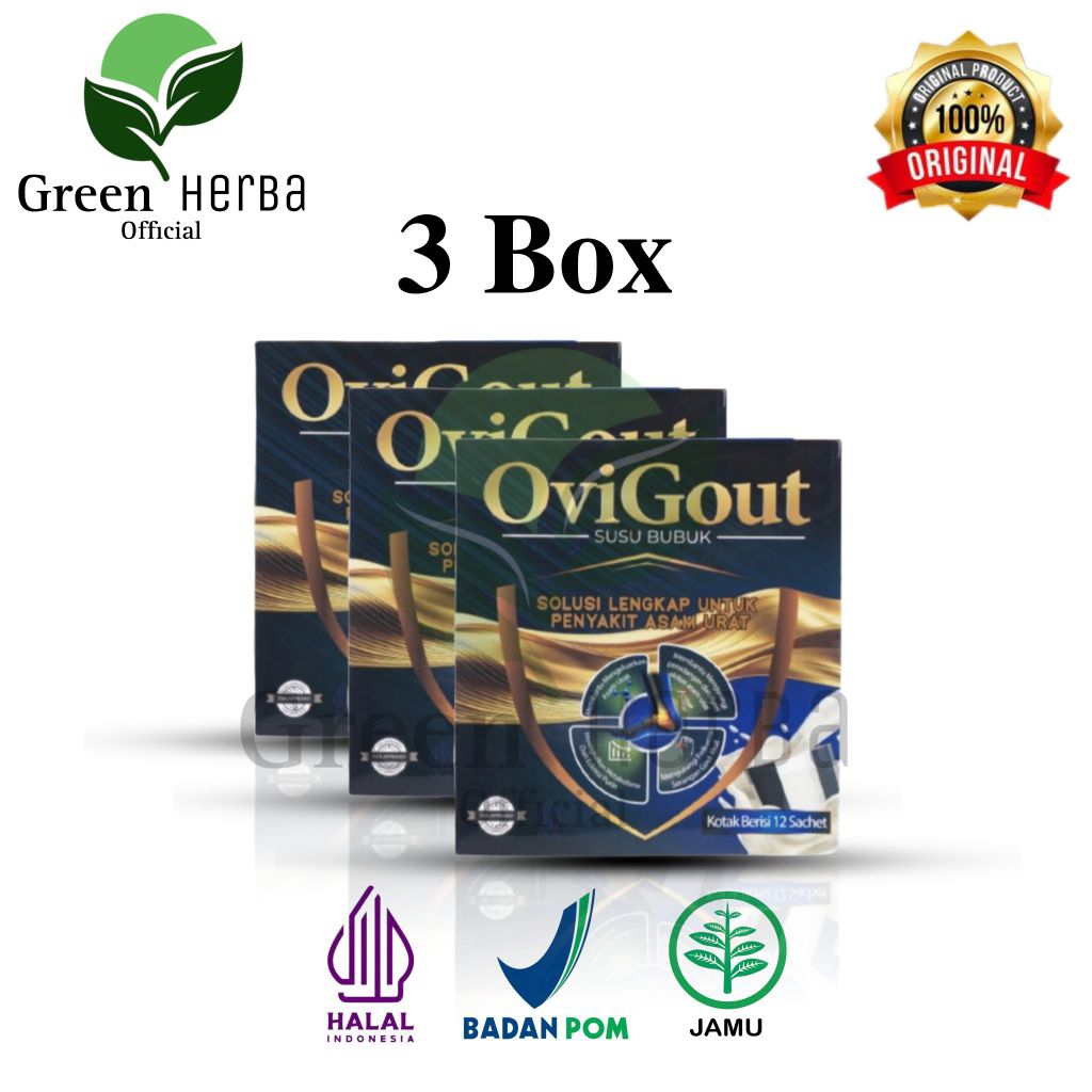 

Ovigout Asli Original 3 Box Susu Untuk Asam Urat Dan Nyeri Sendi