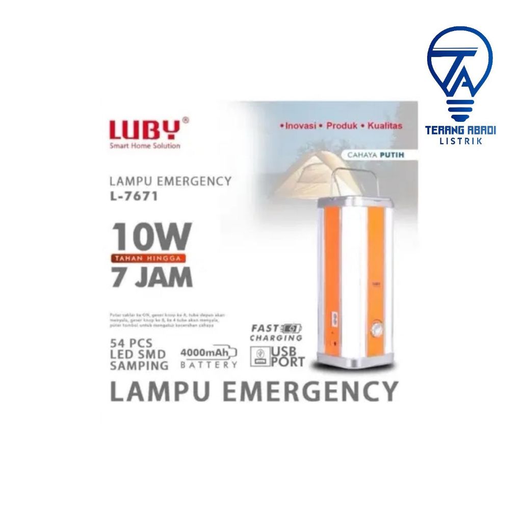 LAMPU EMERGENCY LUBY L -7671