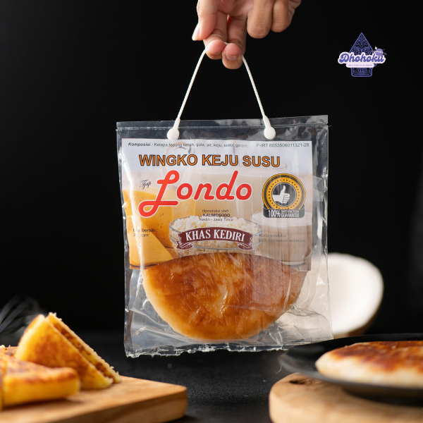 

Wingko Tjap Londo rasa Keju Susu Kue Basah Tradisional dengan Butter - Khas Kediri