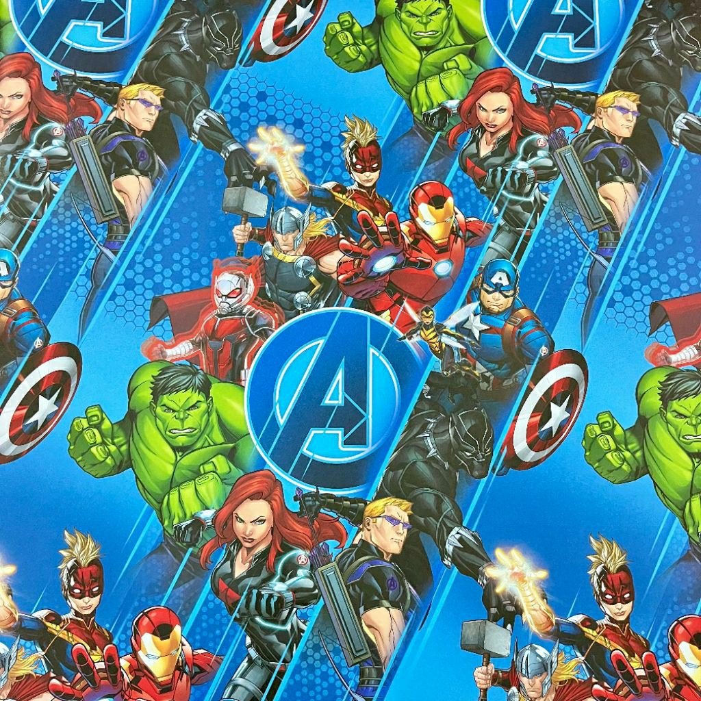 

Kertas Kado Sansan Wawa Motif Avengers / Marvel / Disney - SW 473