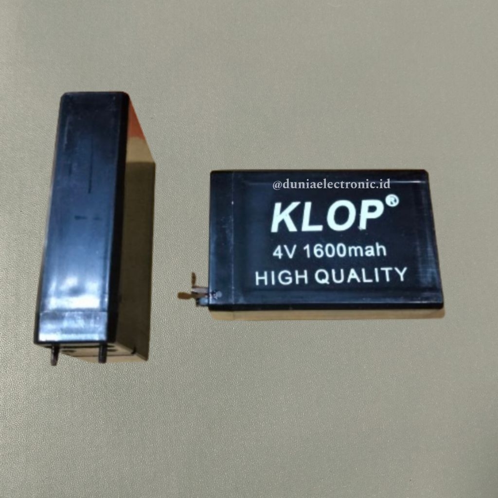 Baterai Accu/Aki Kering 4V-1600 mah Klop