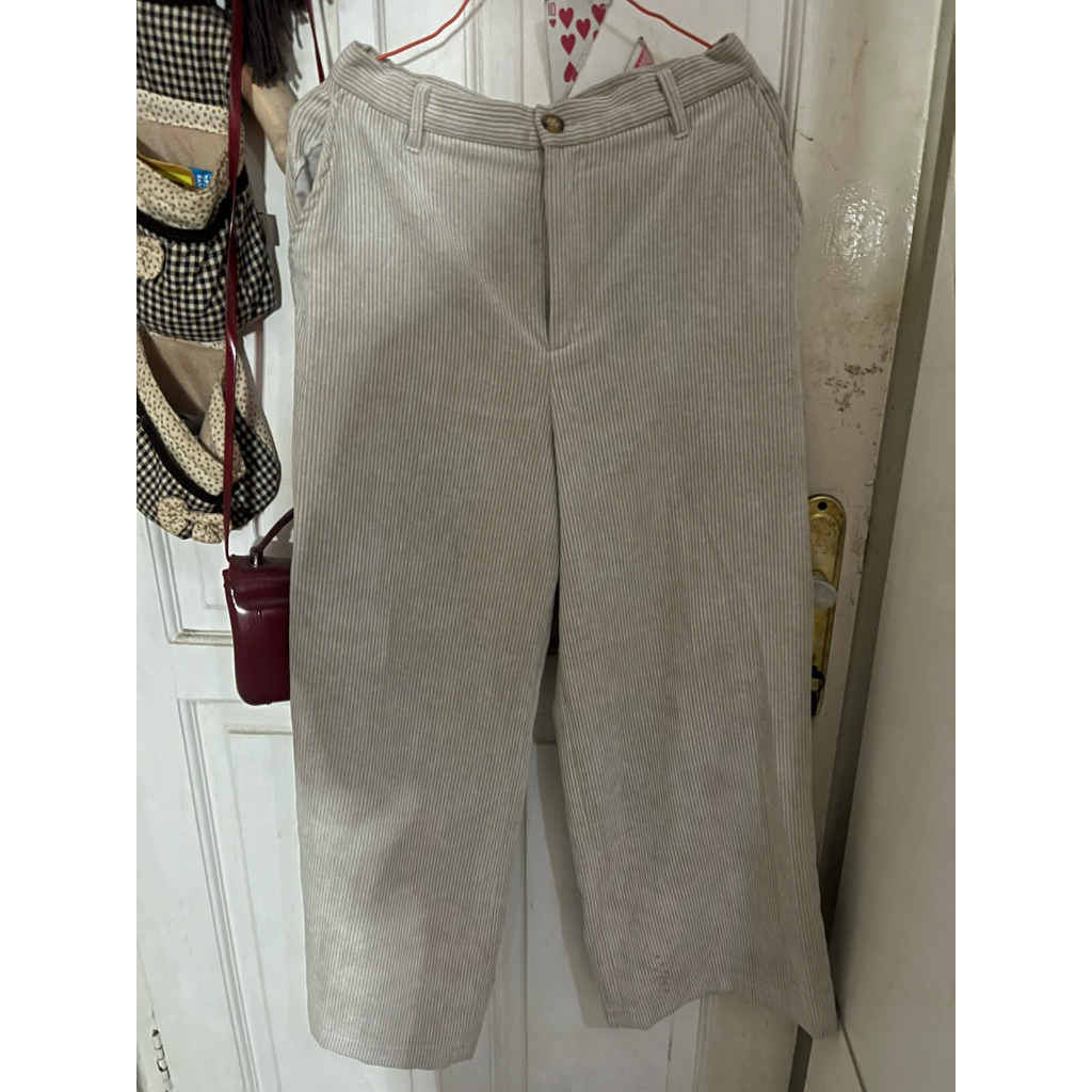 Corduroy off white jeans