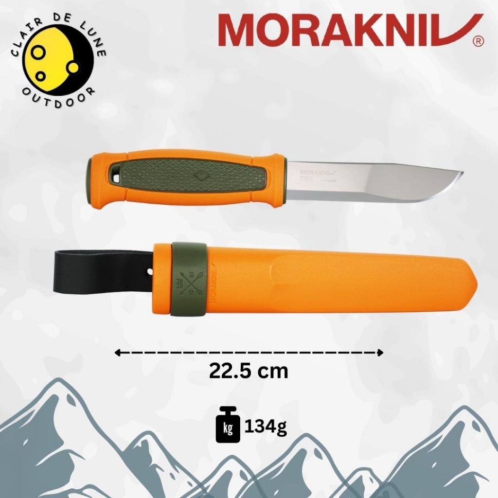 Morakniv Kansbol Hunting (S) Stainless Steel / Pisau Bushcraft Survival