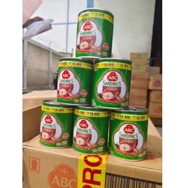 

1 KARTON SARDEN ABC UKURAN 300GR ISI 24 PCS