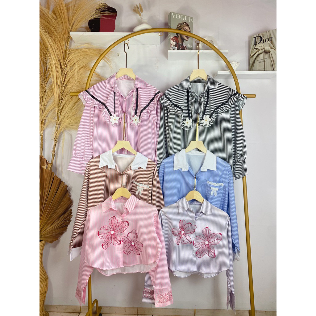 LINK CO BLOUSE KEMEJA CARDI KPA.Clothing