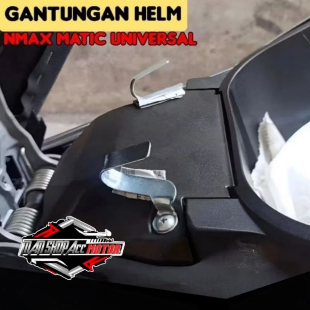 Gantungan Helm Yamaha Nmax old,Nmax New,Nmax Neo S,Nmax Neo,Nmax Techmex Nmax 2015-2025