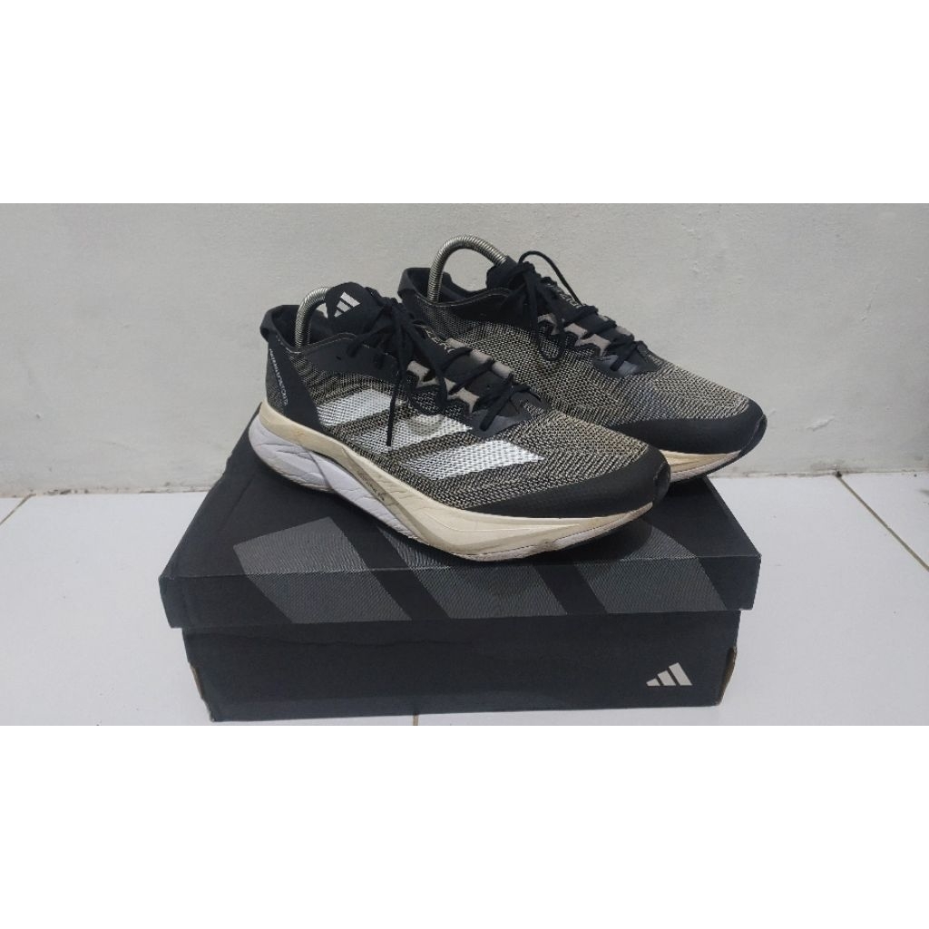 Sepatu Running Adidas Adizero Boston 12 size 42 Second Original