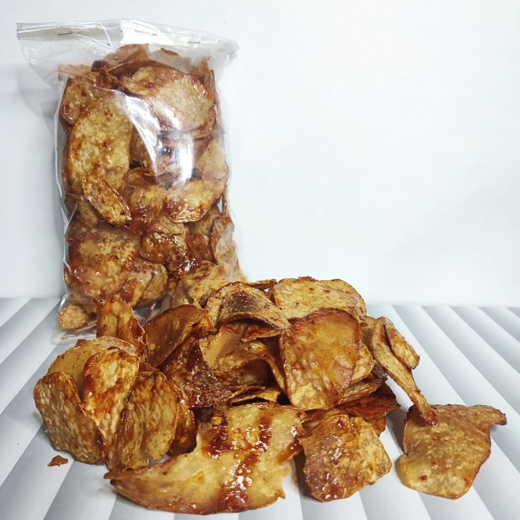 

Keripik Talas Keripik Ubi Talas Renyah Pedas Manis 200g Cemilan Sultan Oleh Oleh Kebumen