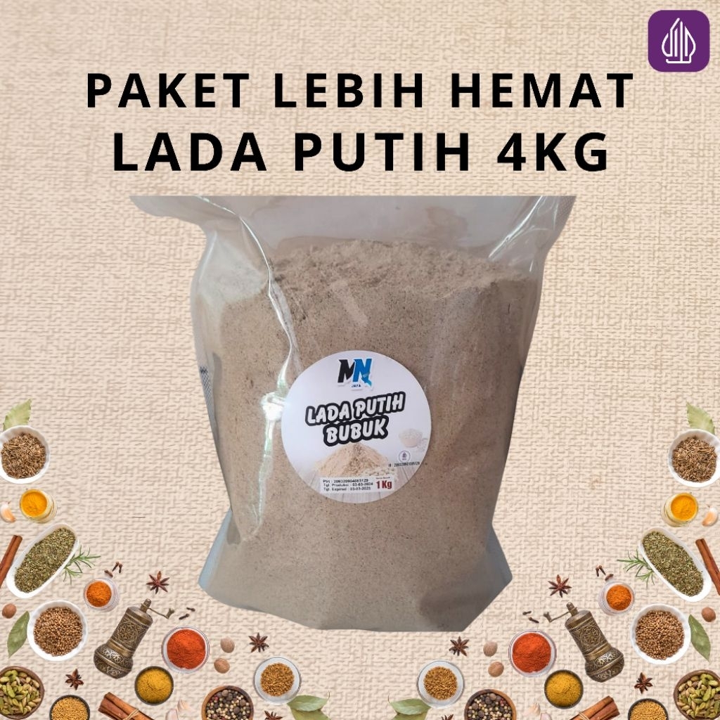 

LADA PUTIH BUBUK 4KG | Tanpa MSG, Tanp Ribet, Siap saji!