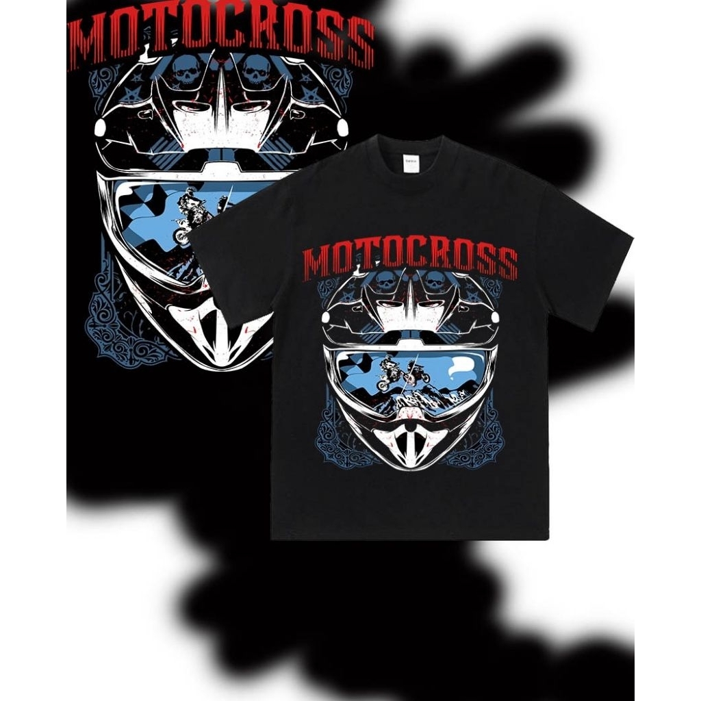 kaos motor cross///kaos motor trail//kaos adventure//kaos//baju//kaos terlaris l