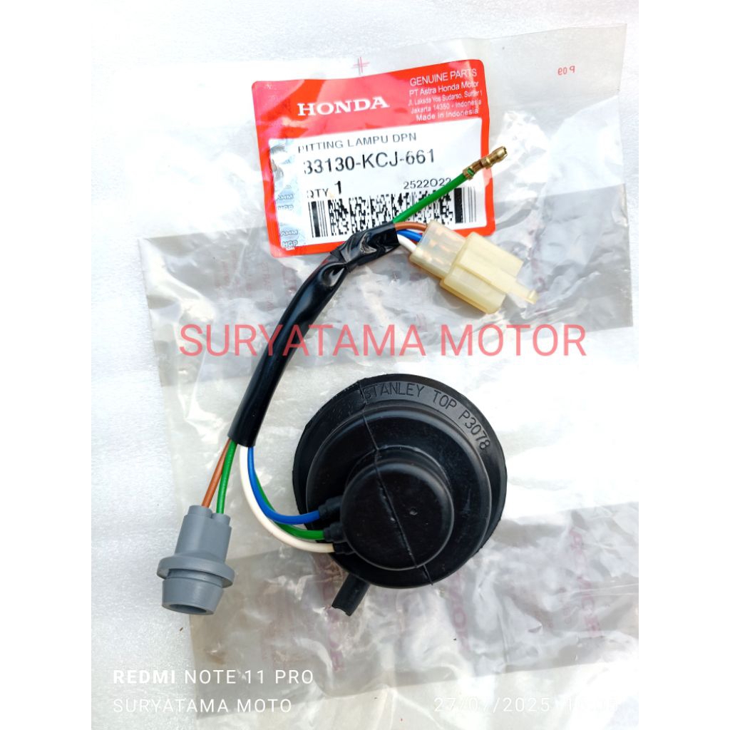 soket lampu depan tiger revo bulat asli piting lampu tiger new asli