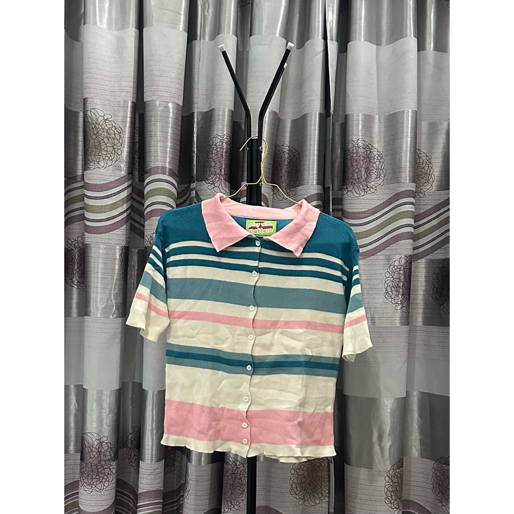 [Preloved] PlayWithPattero PWP Play With Pattero Malibu Fitted Shirt