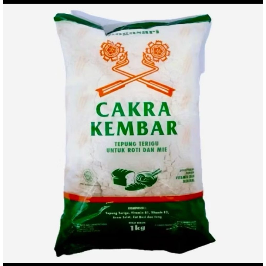 

Tepung Terigu Cakra Kembar 1 kg