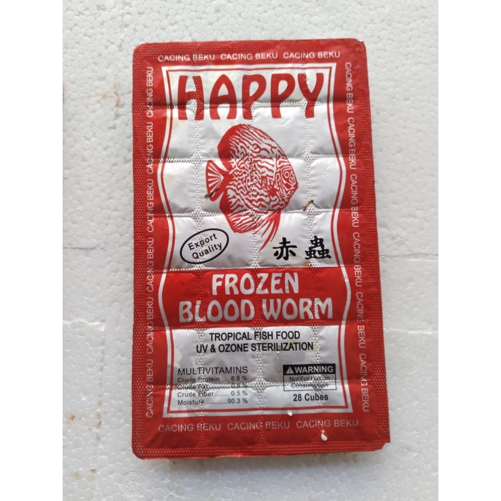 cacing beku kapsul happy 100gram
