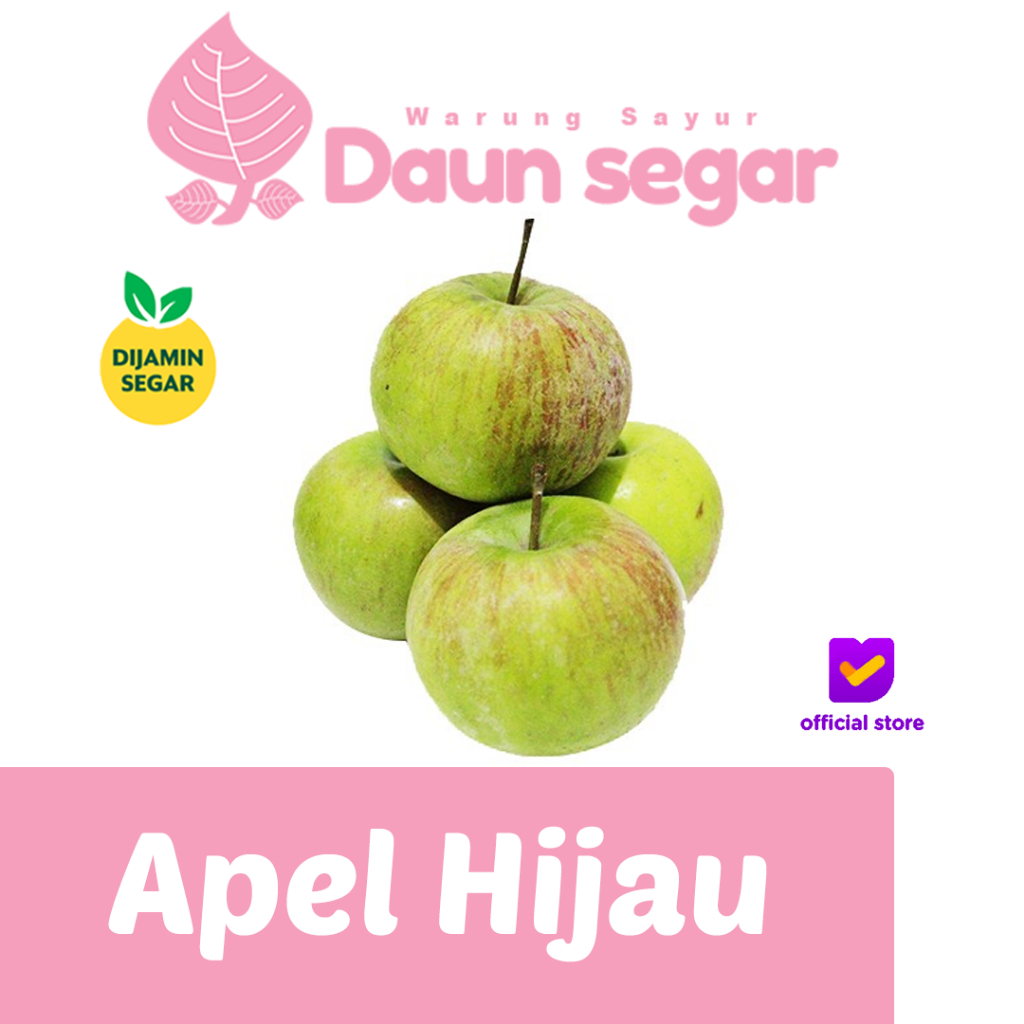 

Apel Hijau Greensmith Premium 1kg Segar Berkualitas - Daun segar