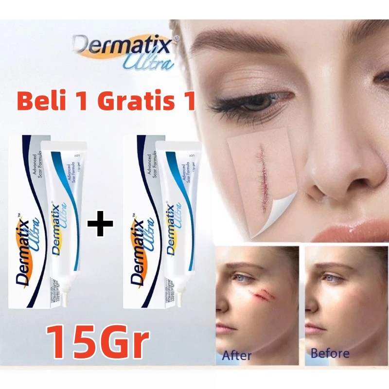 COD Dermatik Ultra / Dermatic / Dermatix Ultra 15Gr Cream Krim Penghilang Bekas Luka 15 gram strechm