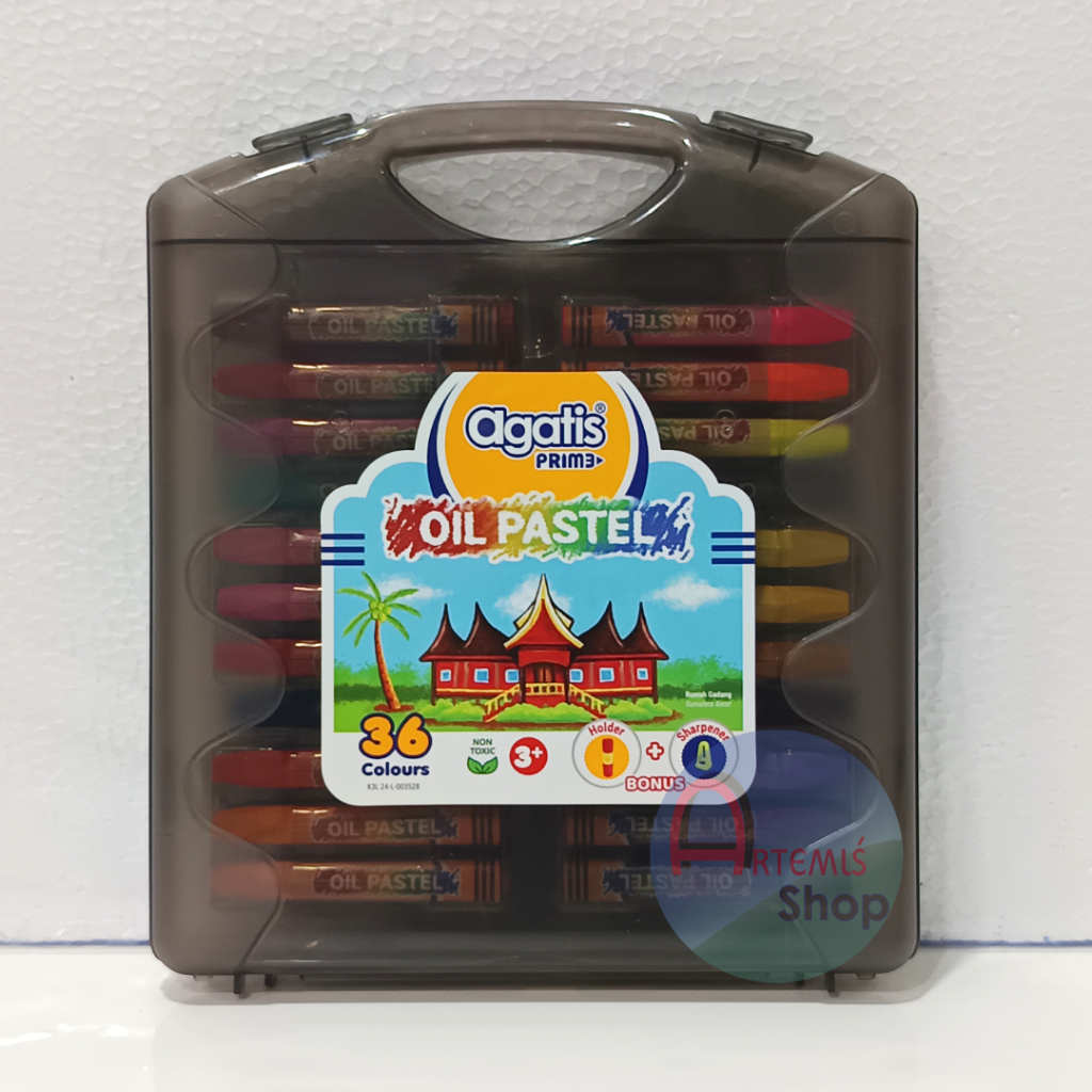 

Oil Pastel / Crayon / Krayon AGATIS Prime Isi 36 Warna