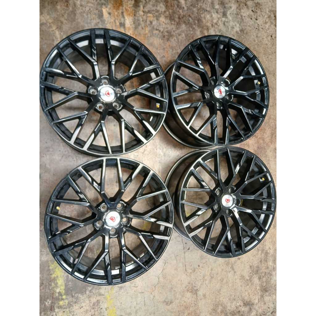 VELG MOBIL RACING VOSSEN RING 19 LEBAR 8,5 LUBANG BAUT PCD 5X114 PELEK