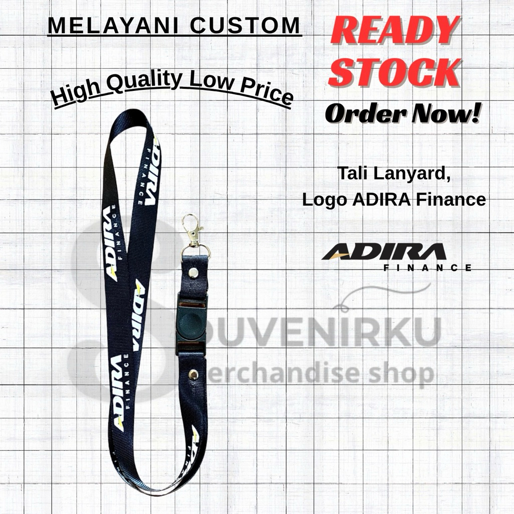 

Ready, Tali Lanyard Logo ADIRA Finance