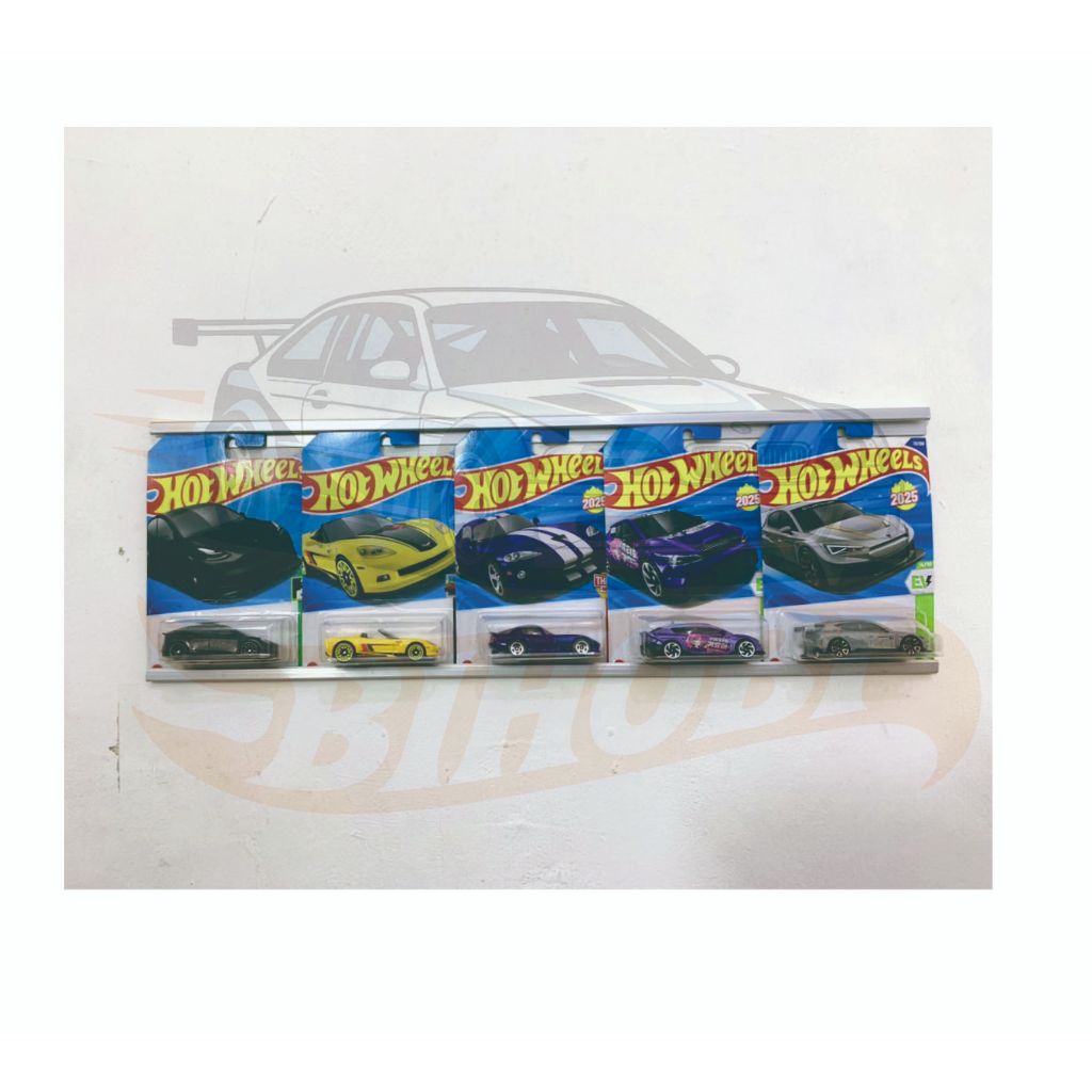 Display Horizontal Rak Dinding Hotwheels 50 Centimeter  Bahan Aluminium Tebal