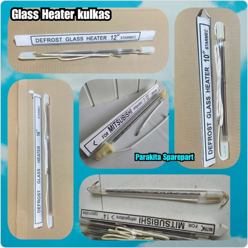 Heater kaca kulkas 2 pintu