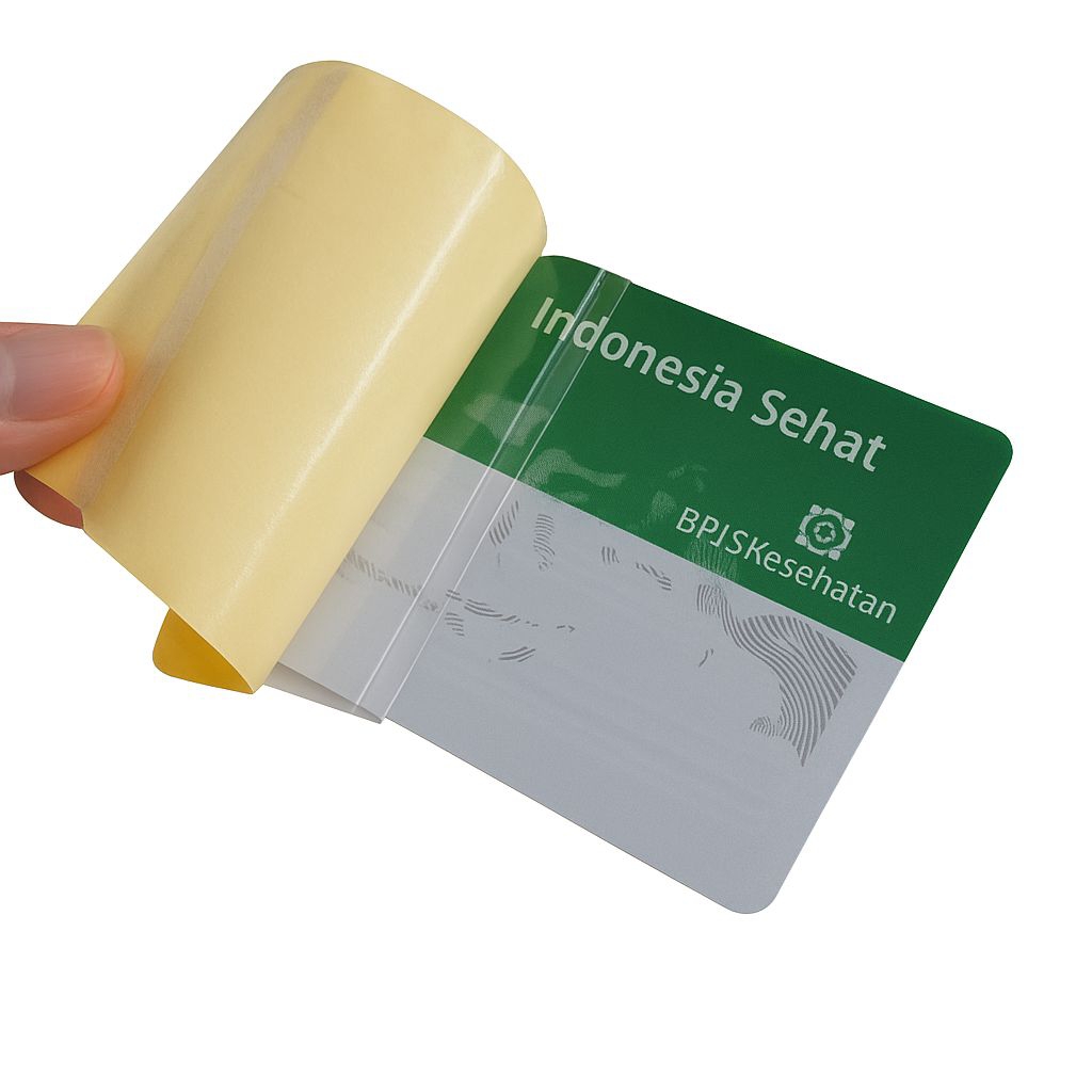 

Antigores Kartu KTP SIM BPJS – Pelindung Laminating Transparan